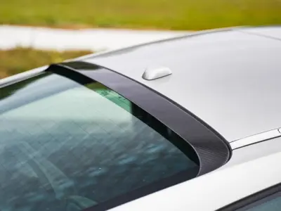 Roof spoiler carbon fibre from Rennline. Porsche 997 Coupe - E419